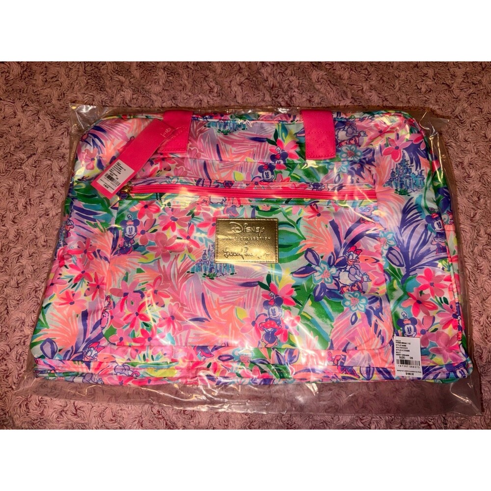 NEW Minnie Mouse and Daisy Duck Weekender Bag by Lilly Pulitzer sealed Disney